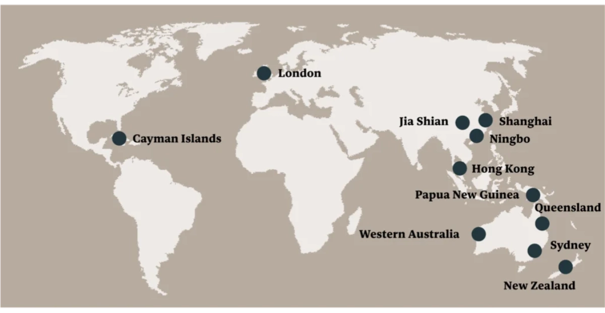 Newport Mining Global Map